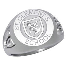 Load image into Gallery viewer, St. Clement&#39;s White Gold with Crest