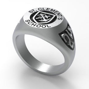 St. Clement's Sterling Silver - With Crest